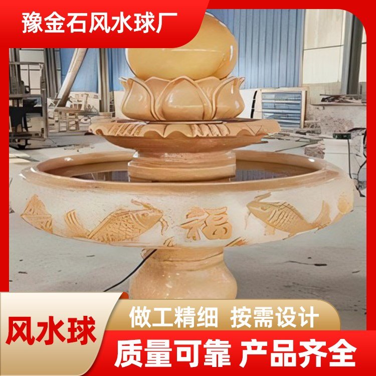 晚霞映水，石韵生莲——匠心打造大理石莲花喷泉石雕